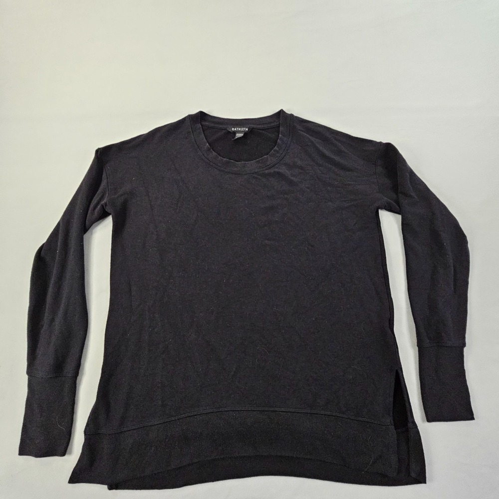 Athleta Black Long Sleeve Lightweight Pullover Sweater Women's‎ M